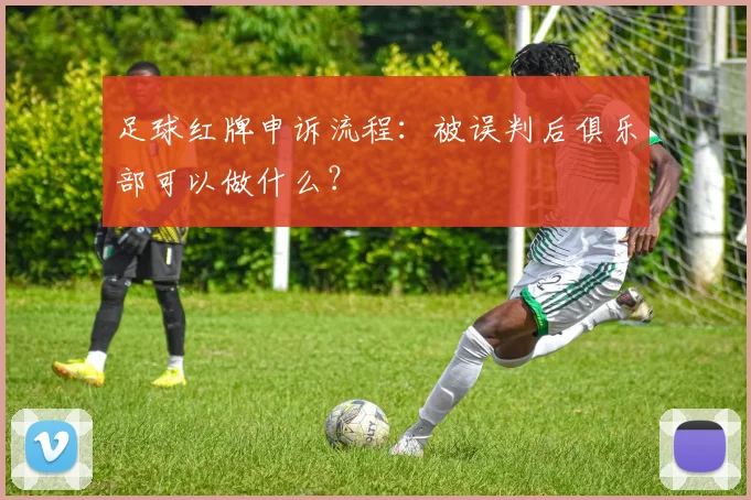足球红牌申诉流程:被误判后俱乐部可以做什么?