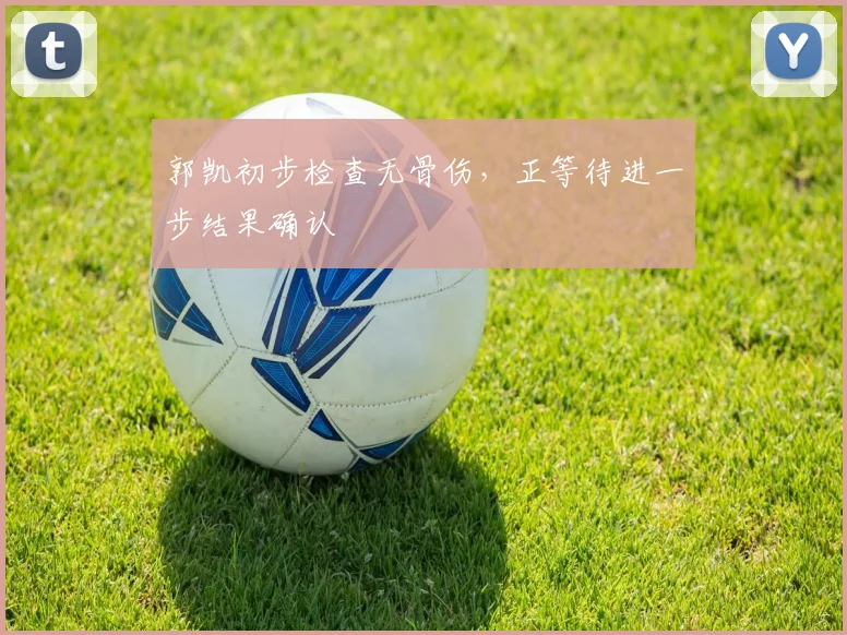郭凯初步检查无骨伤，正等待进一步结果确认